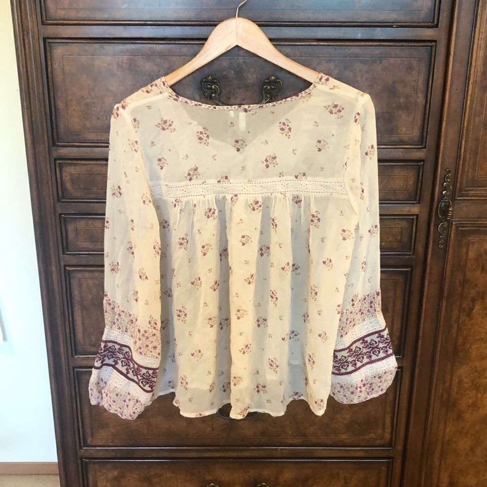 Joie silk see through top - Picture 8 of 14